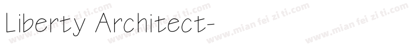 Liberty Architect字体转换